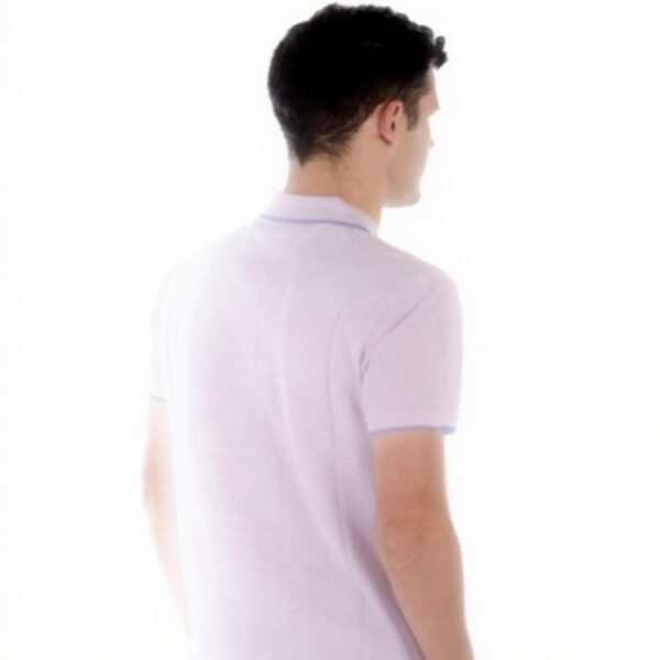 Kenzo Polo Uomo Tiger Rosa Scuro Manica Corta Taglia S