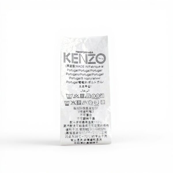 Kenzo Polo Uomo Tiger Rosa Scuro Manica Corta Taglia S