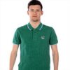 Kenzo Polo Uomo Tiger Verde Celeste Manica Corta