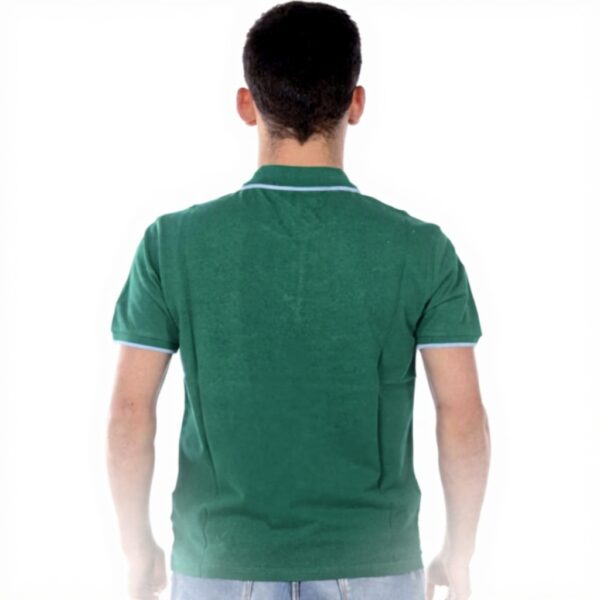 Kenzo Polo Uomo Tiger Verde Celeste Manica Corta