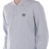 Kenzo Polo Uomo Grigio Chiaro Manica Lunga Taglia XXXL-2