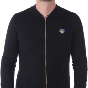 Maglione Kenzo Uomo Nero Tiger Jumper Manica Lunga XL-0