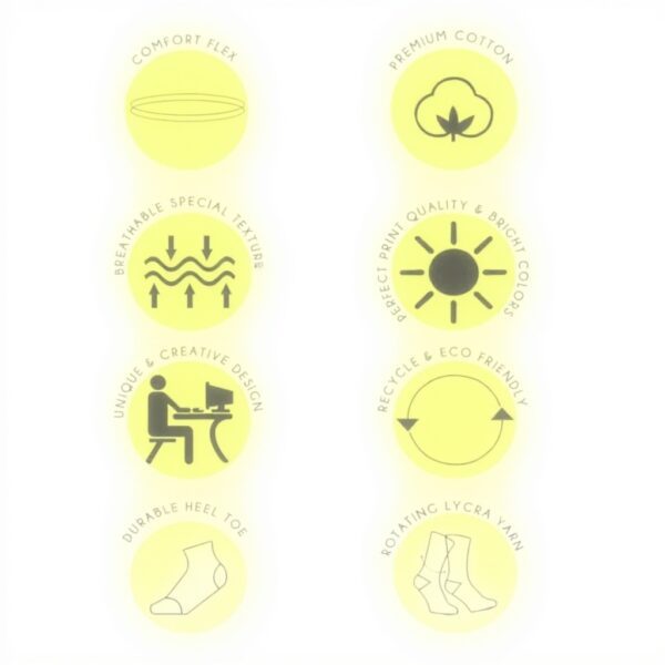 Calzini sportivi unisex Paul Kenzie Eco Characters Woodchuck