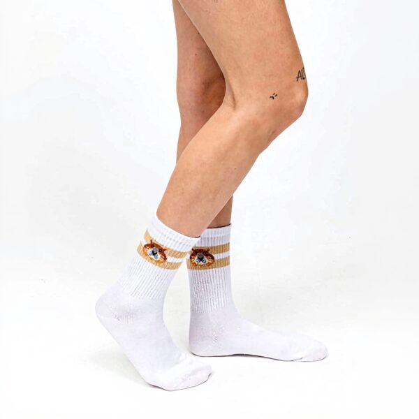 Calzini sportivi unisex Paul Kenzie Eco Characters Woodchuck