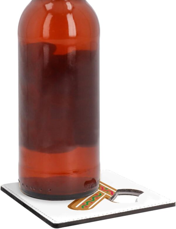 Sottobicchiere apribottiglie Fabulous pelle sintetica regalo-1