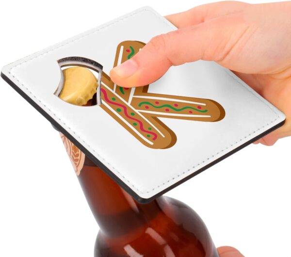 Sottobicchiere apribottiglie Fabulous pelle sintetica regalo-2