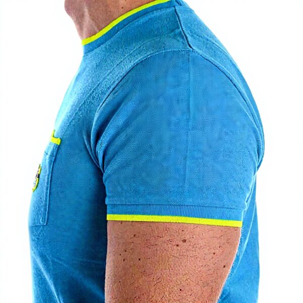 T-shirt Kenzo Uomo Tigre Tasca Azzurro Taglia S