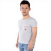 T-shirt Kenzo Uomo Grigio Arancione Tiger Pocket XL