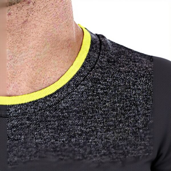 T-shirt Kenzo Uomo Grigio Scuro Tigre Tasca Mezza Manica