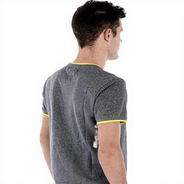 T-shirt Kenzo Uomo Grigio Scuro Tigre Tasca XXL