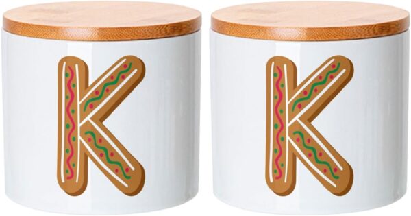 Vaso ceramica bambù Kenza Lettera Alfabeto Nome Natale-2