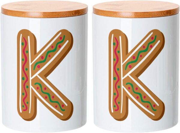Vaso ceramica bambù Kenza Lettera Alfabeto Nome Natale-2
