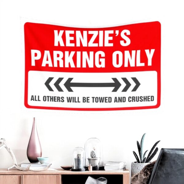 Arazzo Vintage Decor Kenzie Parking Only Tappezzeria