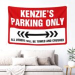 Arazzo Vintage Decor Kenzie Parking Only Tappezzeria