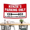 Arazzo Vintage Decor Kenzie Parking Only Tappezzeria