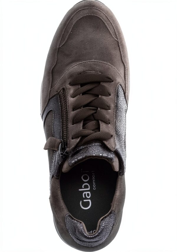 Gabor Sneaker Donna Pelle Stringate Scarpe Basse Comode-5