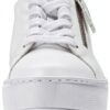 Gabor Sneaker Donna Bianco Pelle Ruvida Tacco Basso-4