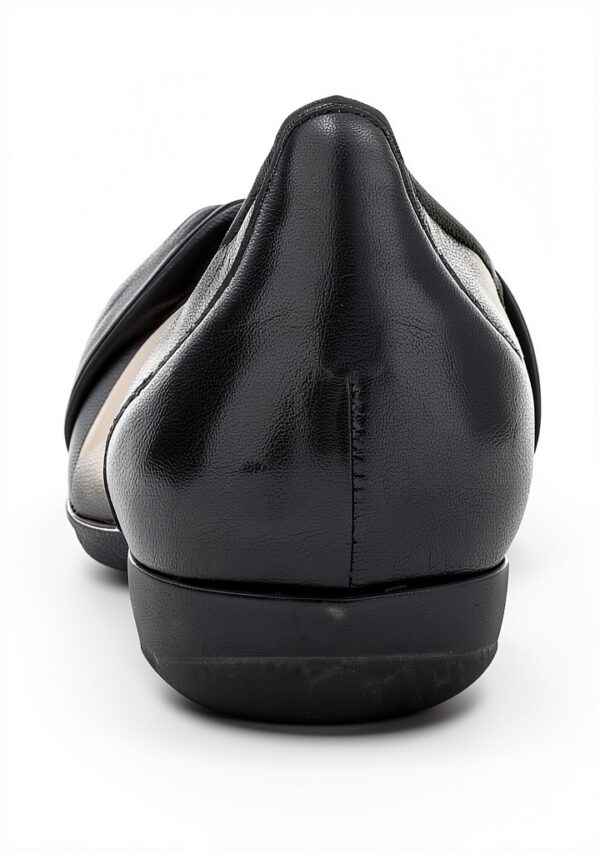 Ballerine donna pelle nero classico elegante comode-2