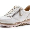 Sneaker Nike Bianco Argento Pelle Suola Leggera Scarpe-0