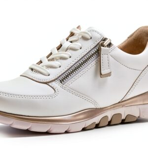 Sneaker Nike Bianco Argento Pelle Suola Leggera Scarpe-0