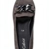 Gabor Ballerine Donna Pelle Liscia Tacco Piatto Nero Terra-5