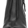Stivaletti Chelsea Nero Vernice Larga Donna Comfort-4