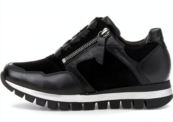 Gabor Sneaker Donna Pelle Larga Nero Scarpe Sportive-1