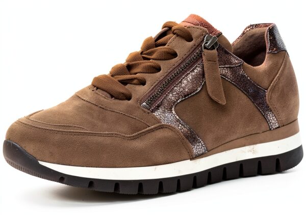 Gabor Sneaker Donna Pelle Stringate Scarpe Basse Comode-0
