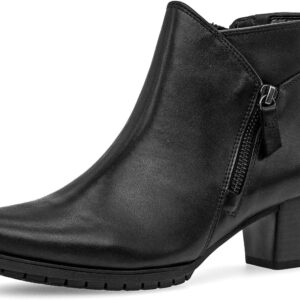 Stivaletti Chelsea Nero Vernice Larga Donna Comfort-0