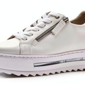 Gabor Sneaker Donna Bianco Pelle Ruvida Tacco Basso-0