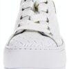 Sneaker Gabor Donna Pelle Grezza Bianco Scarpe Casual-4
