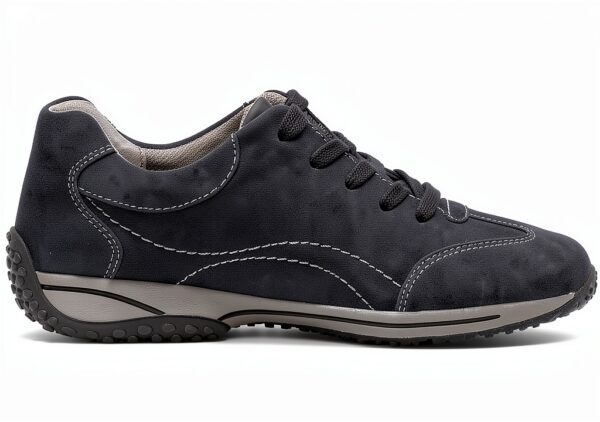 Gabor Sneaker Donna Pelle Nabuk Blu Dark Blue Tacco Piatto-3