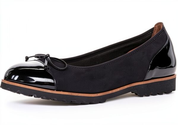Gabor Ballerine Donna Pelle Scamosciata Nero Papillon-0
