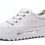 Sneaker Gabor Donna Pelle Grezza Bianco Scarpe Casual-0