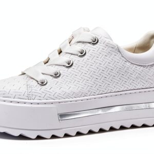 Sneaker Gabor Donna Pelle Grezza Bianco Scarpe Casual-0