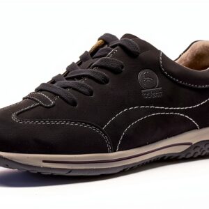 Gabor Sneaker Donna Pelle Nabuk Blu Nero Tacco Piatto-0
