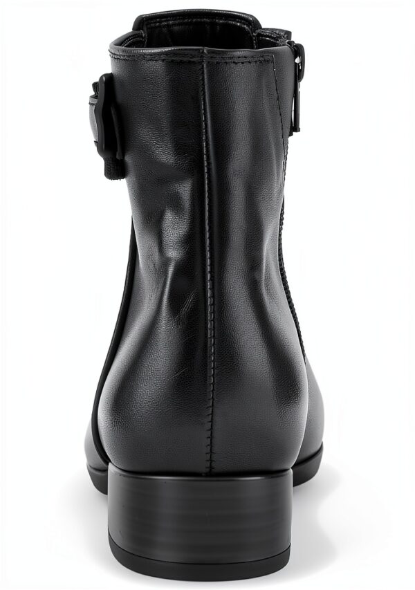 Stivaletti Gabor Nero Vernice Tacco a Blocco Larga-2