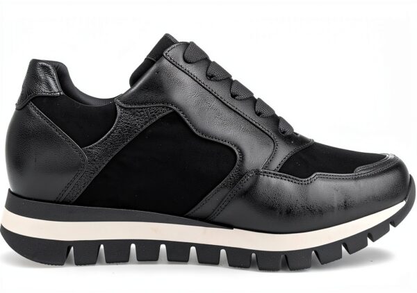Gabor Sneaker Donna Pelle Larga Nero Scarpe Sportive-3