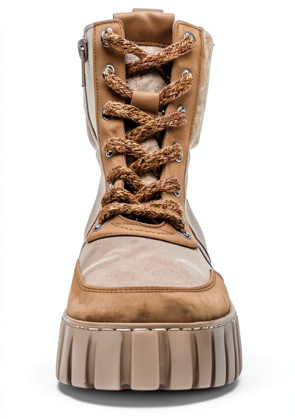 Stivaletti Gabor pelle grezza cerniera donna Desert Wood-4