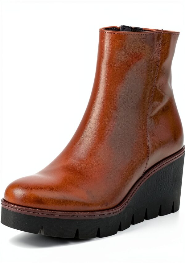 Gabor Stivali Donna Pelle Zeppa Zip Grigio Pepper Sattel-0