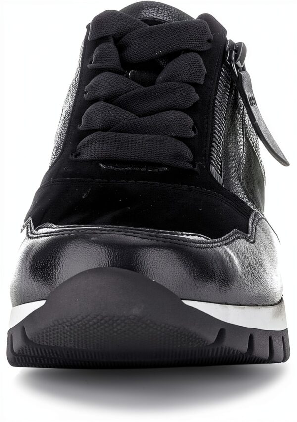 Gabor Sneaker Donna Pelle Larga Nero Scarpe Sportive-4