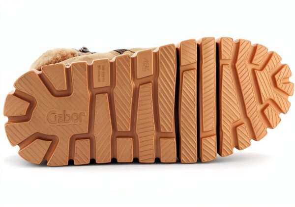 Gabor Stivaletti Donna Pelle Grezza Tacco Piatto Desert Wood-6