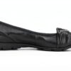 Ballerine donna pelle nero classico elegante comode-3
