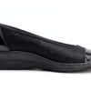 Scarpe col tacco donna pelle zeppa elegante comodo Shoes-3