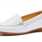 Scarpe basse donna Bianco Peanut 21 Blu comode eleganti-0