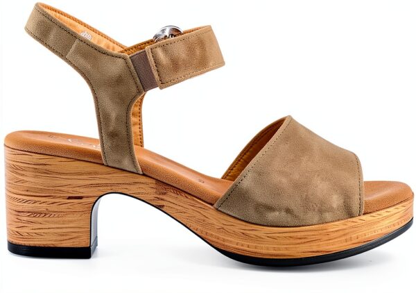 Gabor Sandali Donna Tacco Blocco Velcro Tessuto Estivi-3