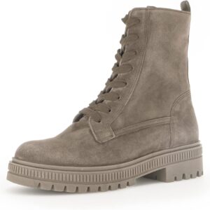 Stivaletti Gabor pelle marrone stivali invernali donna larga-0