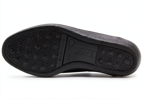 Shoes Scarpe col tacco pelle zeppa donna Nero Blu-6