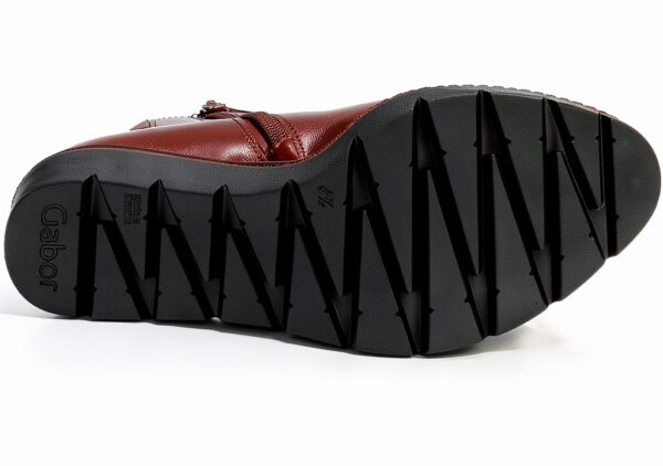 Gabor Stivali Donna Pelle Zeppa Zip Grigio Pepper Sattel-6