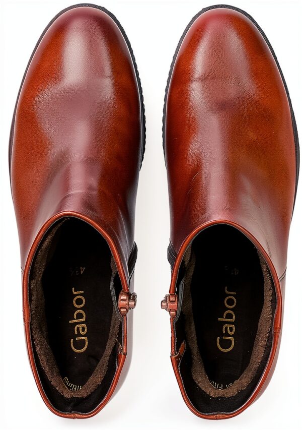 Gabor Stivali Donna Pelle Zeppa Zip Grigio Pepper Sattel-8